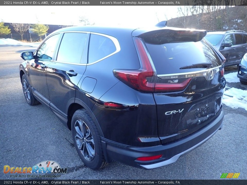 2021 Honda CR-V EX-L AWD Crystal Black Pearl / Black Photo #3