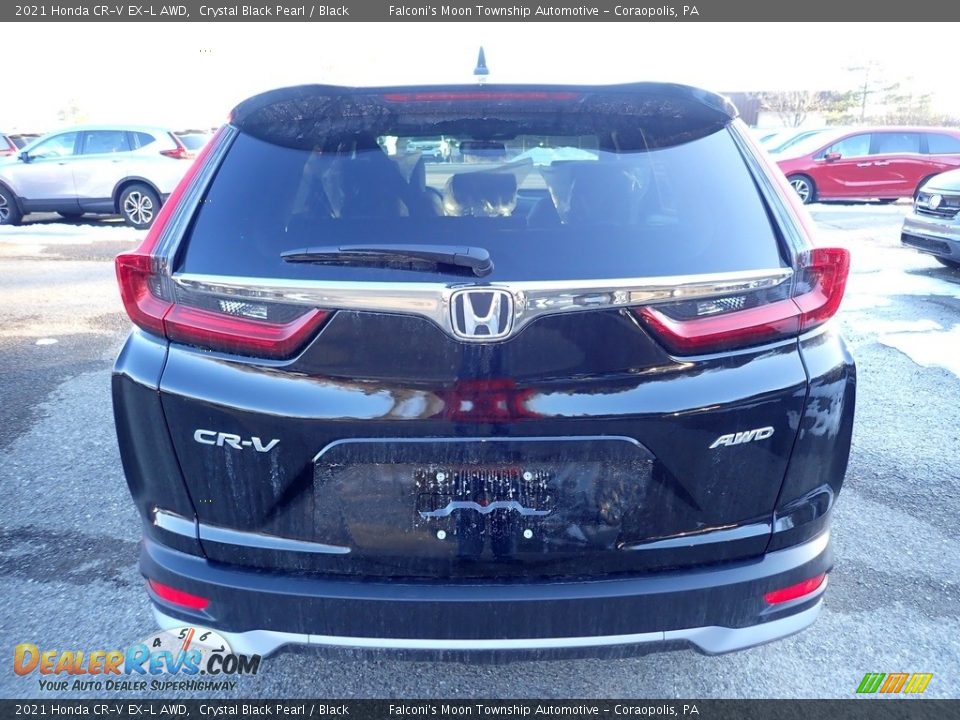 2021 Honda CR-V EX-L AWD Crystal Black Pearl / Black Photo #4