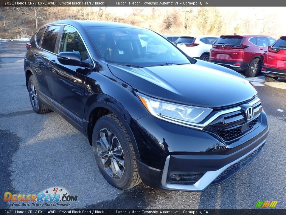 2021 Honda CR-V EX-L AWD Crystal Black Pearl / Black Photo #6