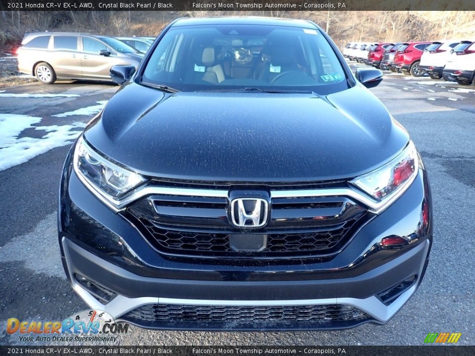 2021 Honda CR-V EX-L AWD Crystal Black Pearl / Black Photo #7