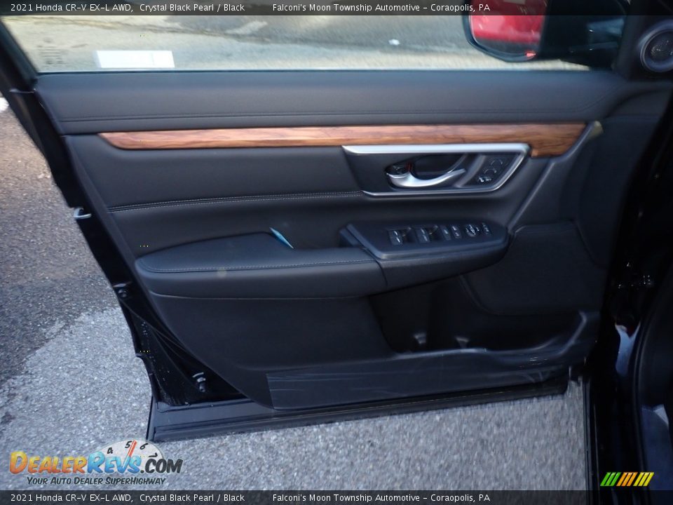 2021 Honda CR-V EX-L AWD Crystal Black Pearl / Black Photo #11