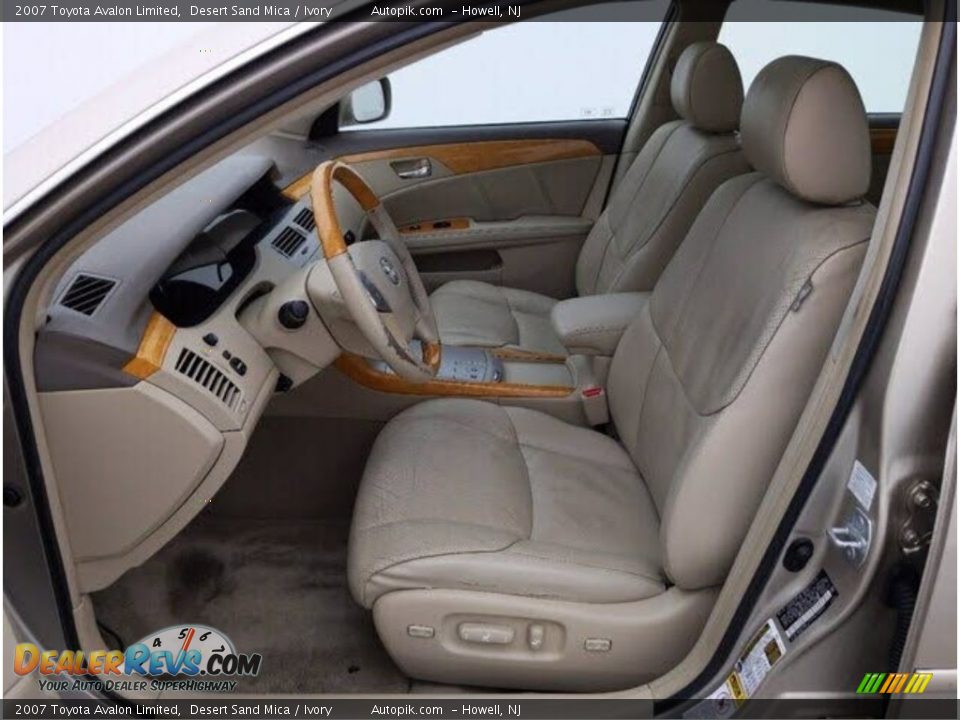 2007 Toyota Avalon Limited Desert Sand Mica / Ivory Photo #11