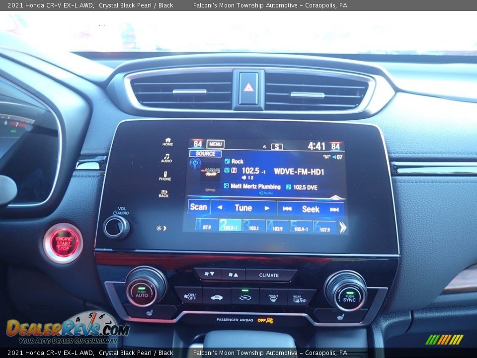 2021 Honda CR-V EX-L AWD Crystal Black Pearl / Black Photo #14