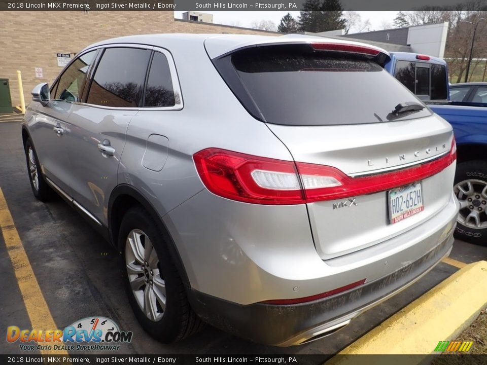 2018 Lincoln MKX Premiere Ingot Silver Metallic / Ebony Photo #2