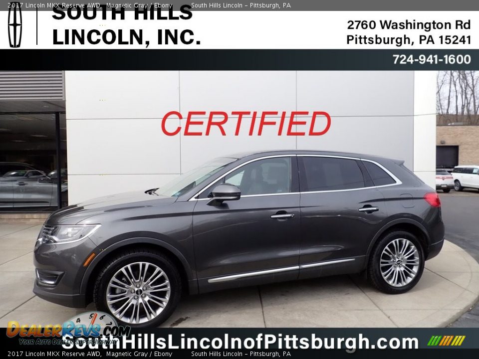 2017 Lincoln MKX Reserve AWD Magnetic Gray / Ebony Photo #1