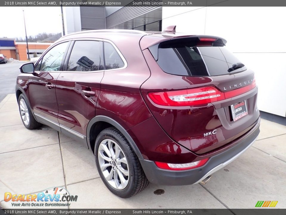 2018 Lincoln MKC Select AWD Burgundy Velvet Metallic / Espresso Photo #3