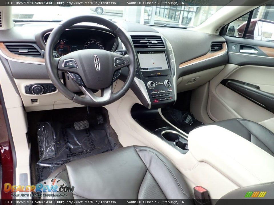 Espresso Interior - 2018 Lincoln MKC Select AWD Photo #17