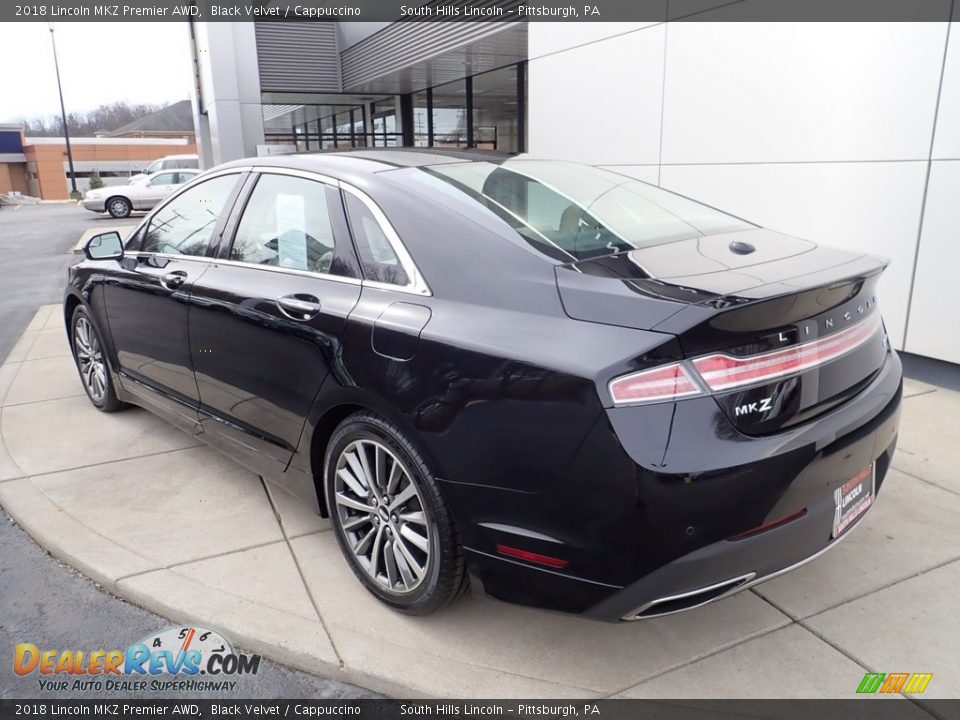 2018 Lincoln MKZ Premier AWD Black Velvet / Cappuccino Photo #3