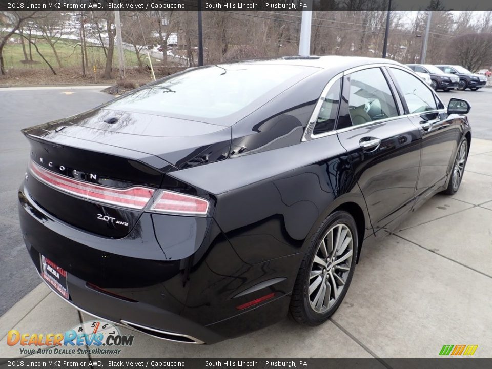 2018 Lincoln MKZ Premier AWD Black Velvet / Cappuccino Photo #6