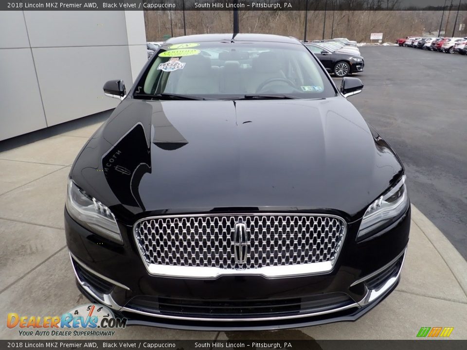 2018 Lincoln MKZ Premier AWD Black Velvet / Cappuccino Photo #9