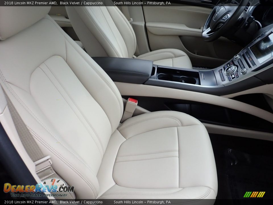 Front Seat of 2018 Lincoln MKZ Premier AWD Photo #11