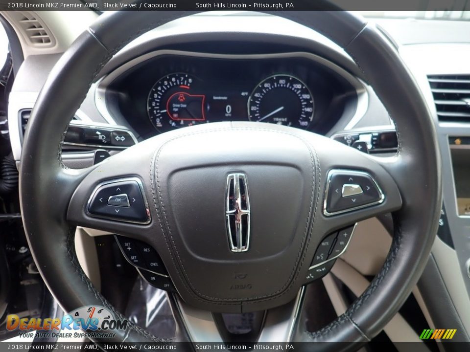 2018 Lincoln MKZ Premier AWD Steering Wheel Photo #21