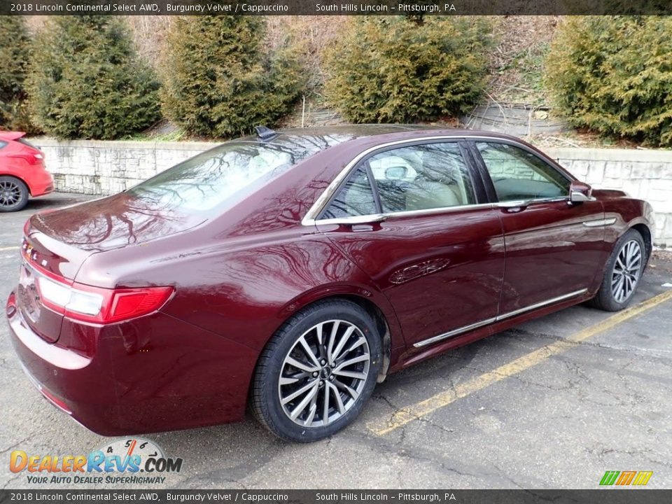 2018 Lincoln Continental Select AWD Burgundy Velvet / Cappuccino Photo #2