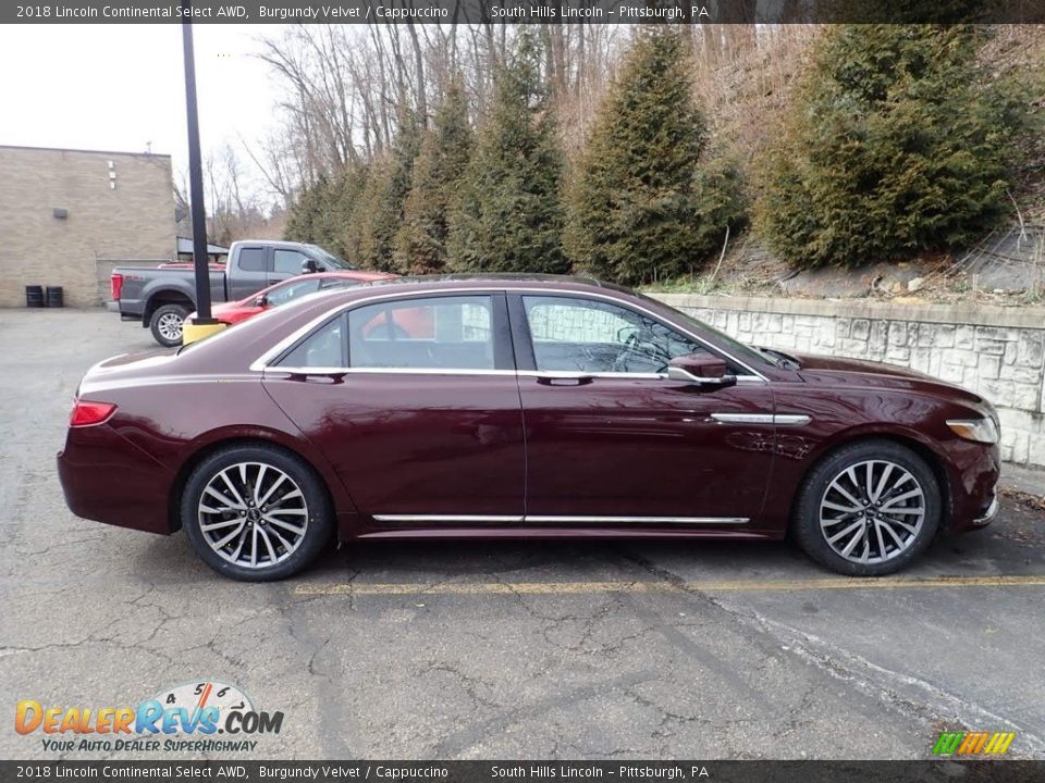 Burgundy Velvet 2018 Lincoln Continental Select AWD Photo #3