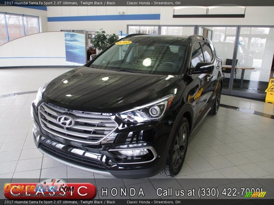 2017 Hyundai Santa Fe Sport 2.0T Ulitimate Twilight Black / Black Photo #1