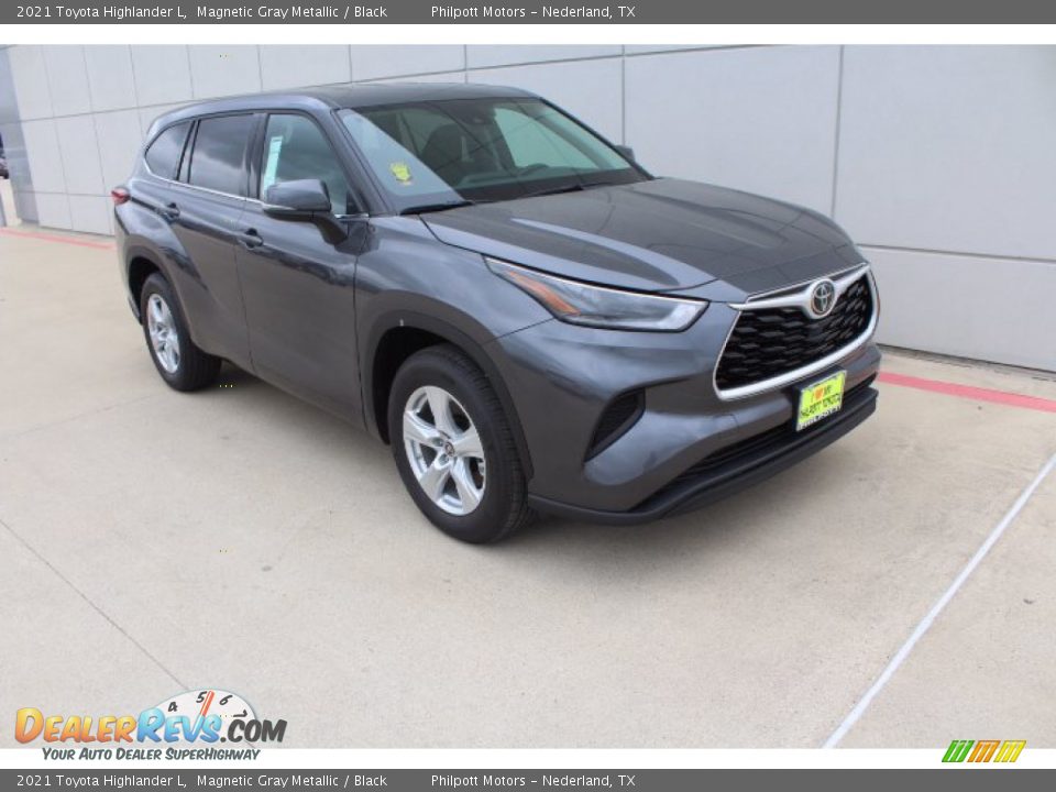 2021 Toyota Highlander L Magnetic Gray Metallic / Black Photo #2