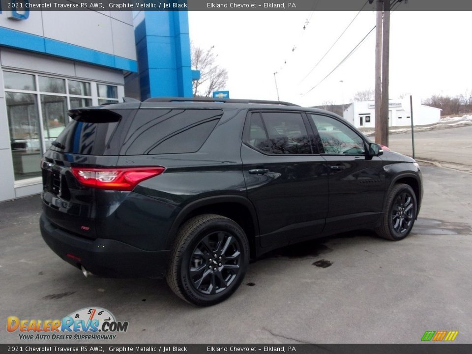 2021 Chevrolet Traverse RS AWD Graphite Metallic / Jet Black Photo #2