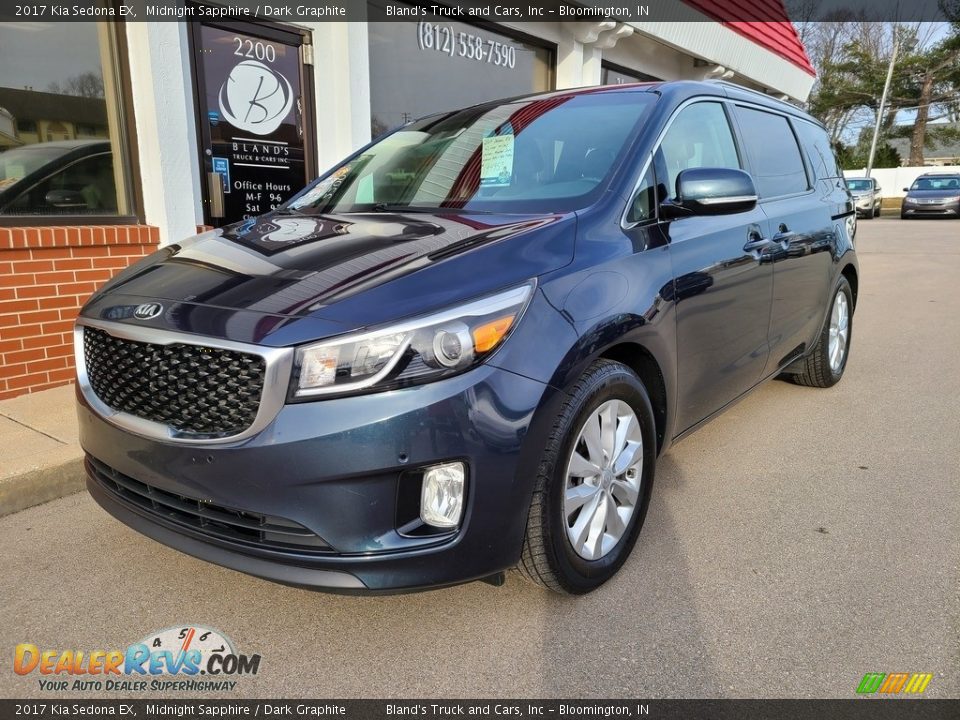 2017 Kia Sedona EX Midnight Sapphire / Dark Graphite Photo #2