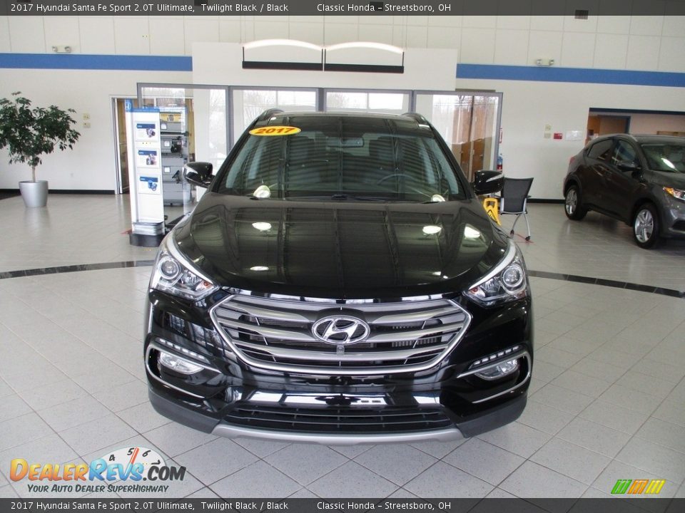 2017 Hyundai Santa Fe Sport 2.0T Ulitimate Twilight Black / Black Photo #2