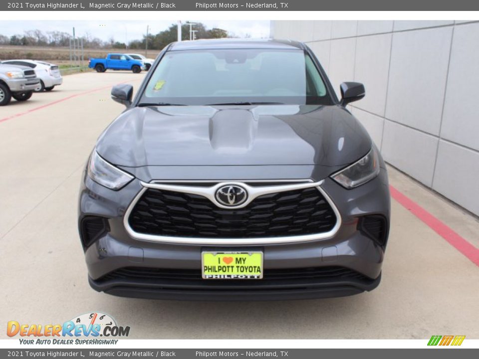2021 Toyota Highlander L Magnetic Gray Metallic / Black Photo #3