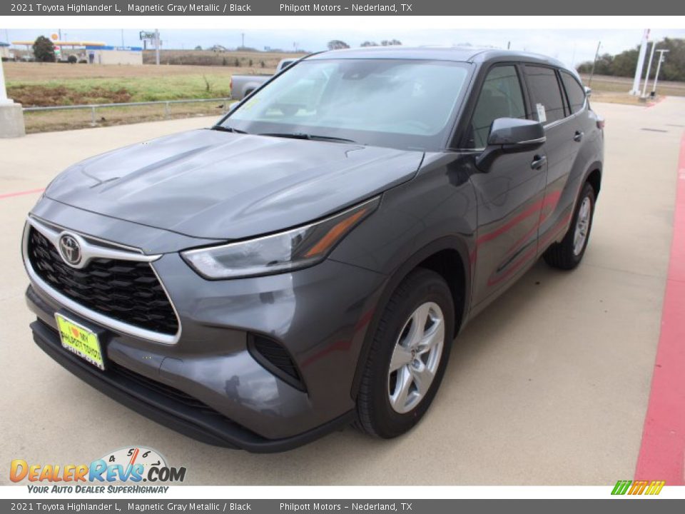 2021 Toyota Highlander L Magnetic Gray Metallic / Black Photo #4