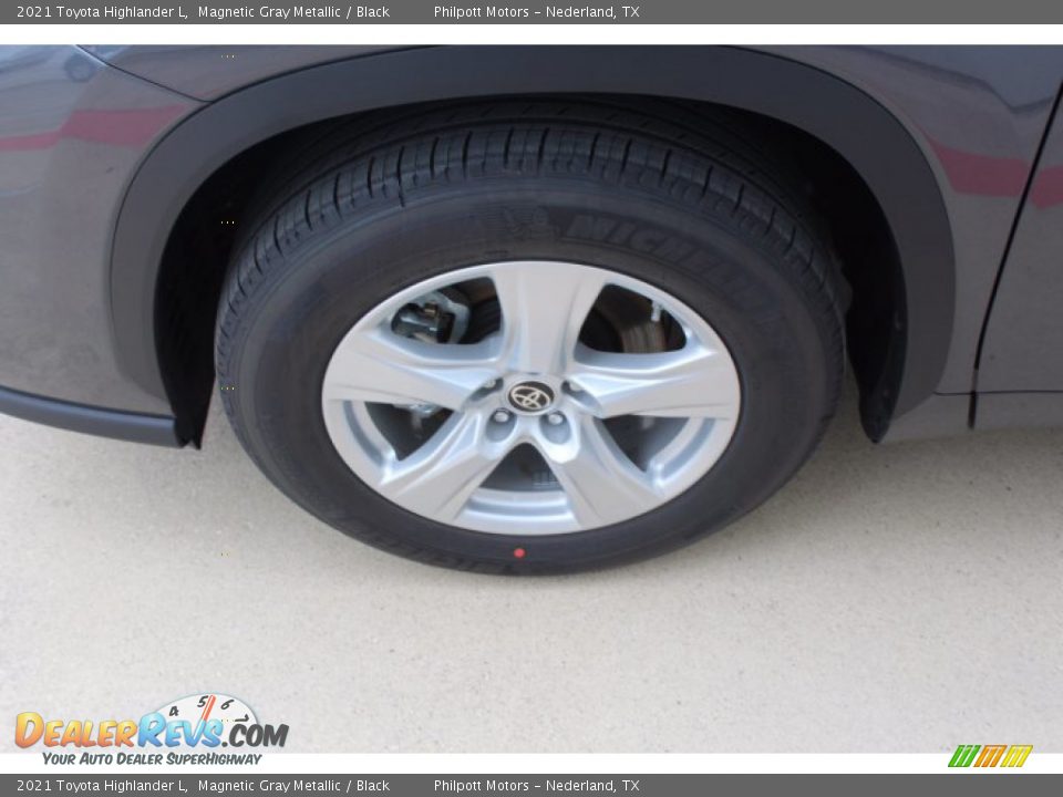 2021 Toyota Highlander L Magnetic Gray Metallic / Black Photo #5