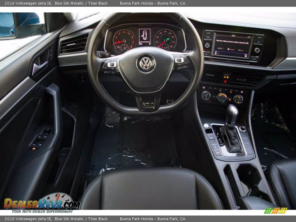 2019 Volkswagen Jetta SE Blue Silk Metallic / Titan Black Photo #5