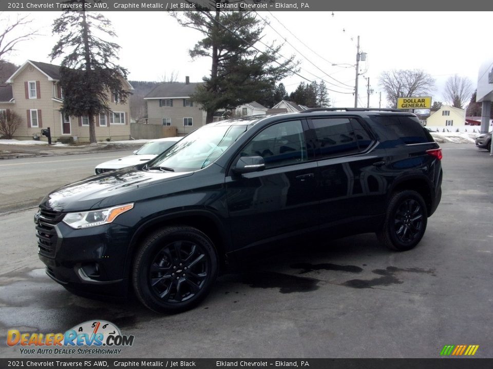 2021 Chevrolet Traverse RS AWD Graphite Metallic / Jet Black Photo #5