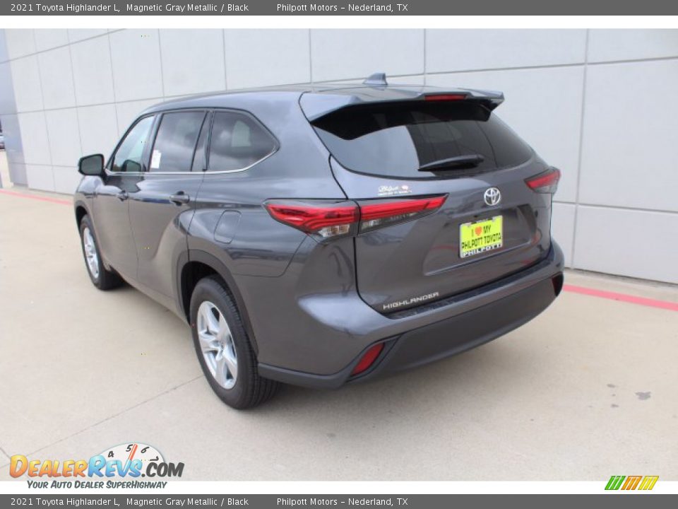 2021 Toyota Highlander L Magnetic Gray Metallic / Black Photo #6