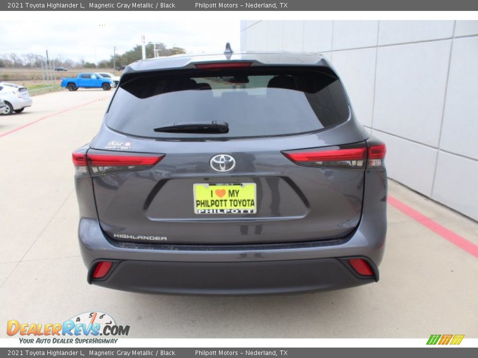 2021 Toyota Highlander L Magnetic Gray Metallic / Black Photo #7