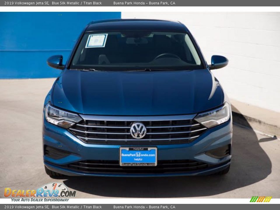 2019 Volkswagen Jetta SE Blue Silk Metallic / Titan Black Photo #7
