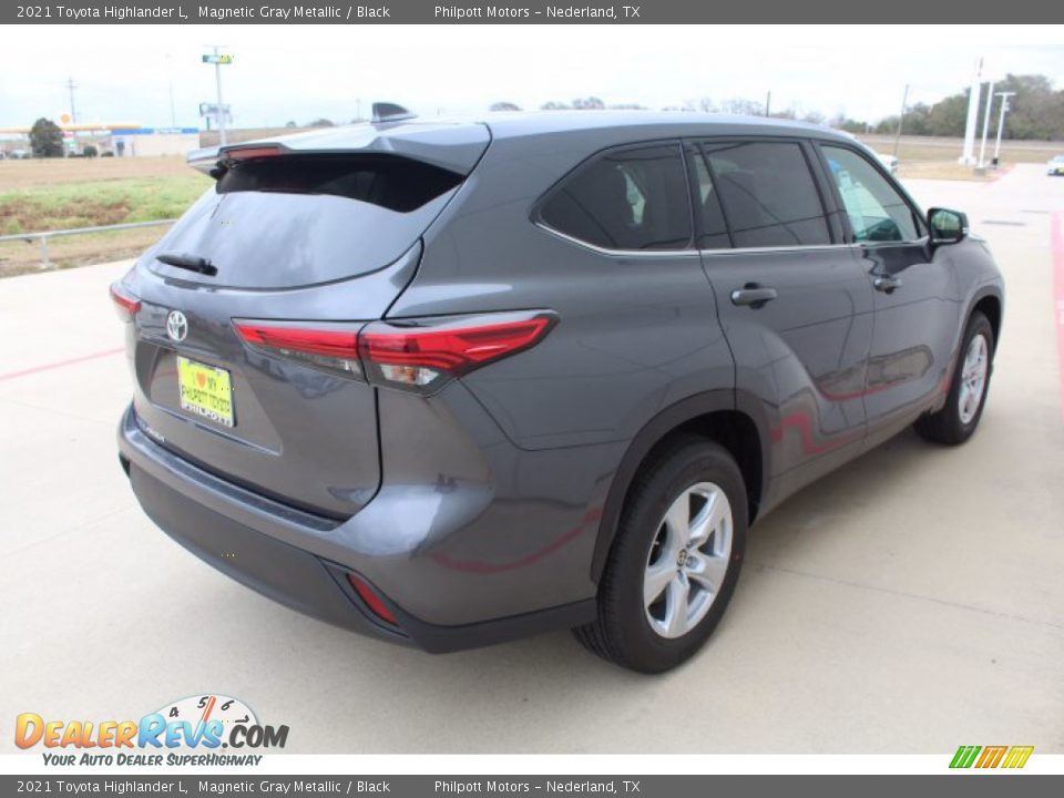 2021 Toyota Highlander L Magnetic Gray Metallic / Black Photo #8