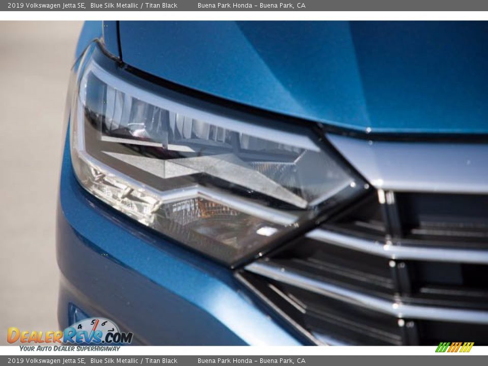 2019 Volkswagen Jetta SE Blue Silk Metallic / Titan Black Photo #8