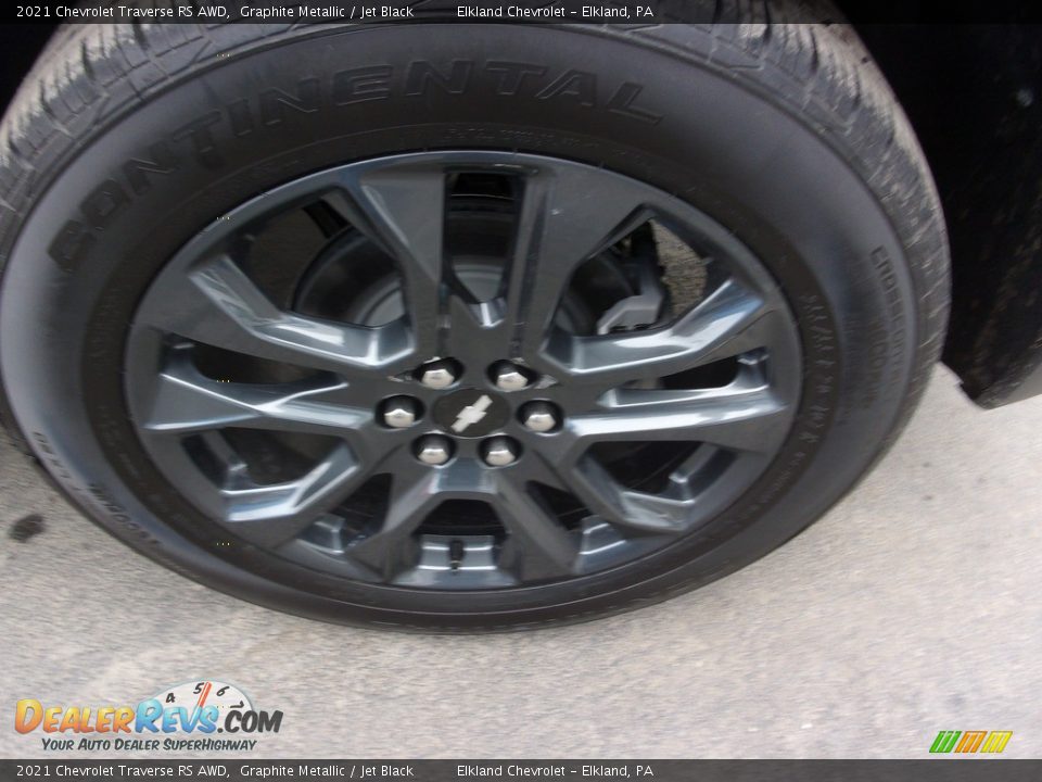 2021 Chevrolet Traverse RS AWD Graphite Metallic / Jet Black Photo #9