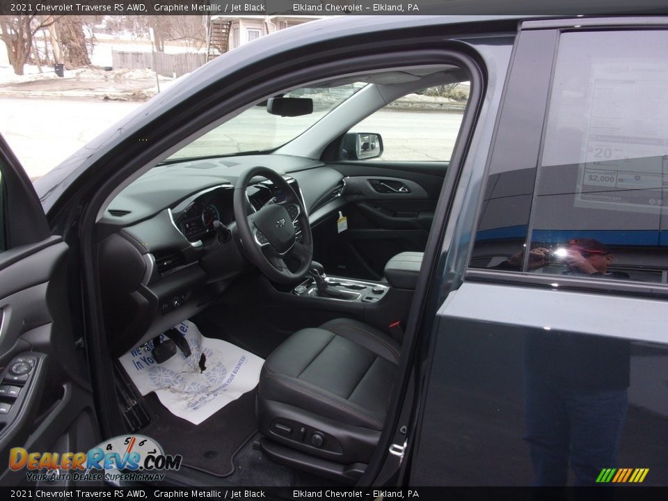 2021 Chevrolet Traverse RS AWD Graphite Metallic / Jet Black Photo #10