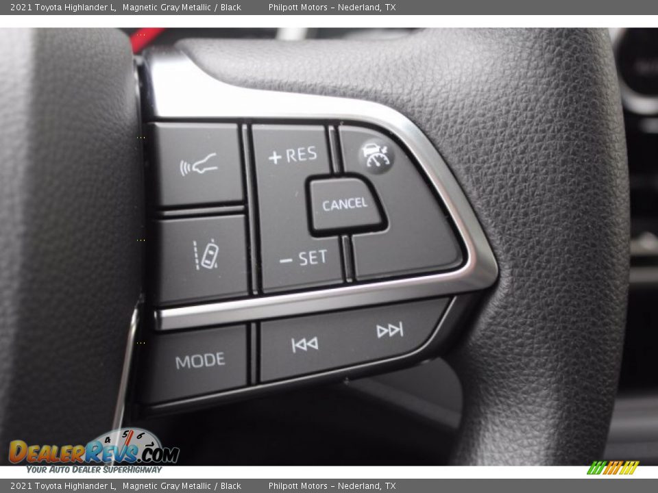 2021 Toyota Highlander L Magnetic Gray Metallic / Black Photo #12