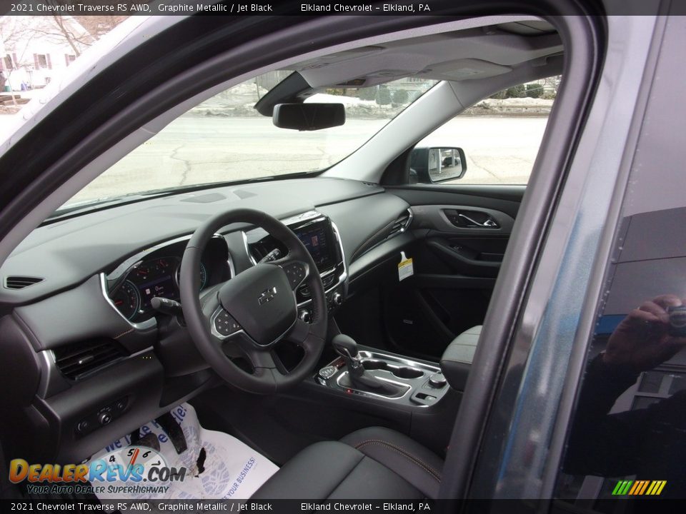 2021 Chevrolet Traverse RS AWD Graphite Metallic / Jet Black Photo #11