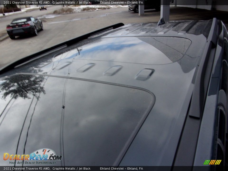 2021 Chevrolet Traverse RS AWD Graphite Metallic / Jet Black Photo #12