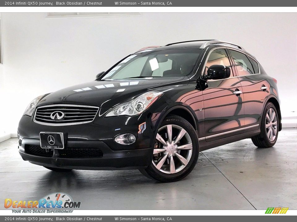 Black Obsidian 2014 Infiniti QX50 Journey Photo #12