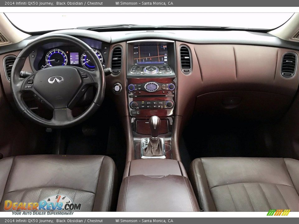 Chestnut Interior - 2014 Infiniti QX50 Journey Photo #15