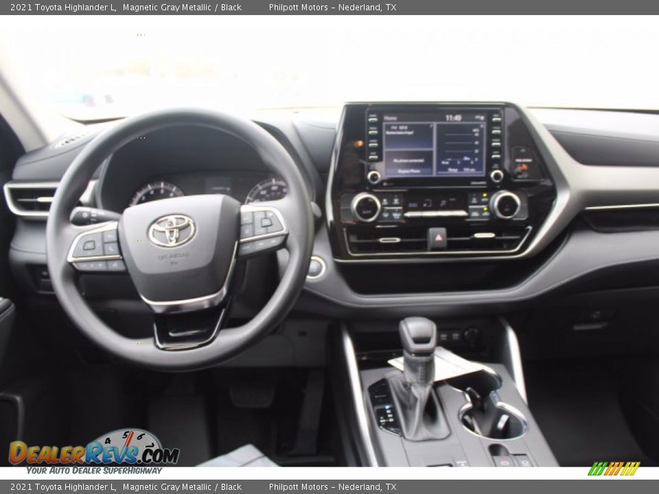2021 Toyota Highlander L Magnetic Gray Metallic / Black Photo #21