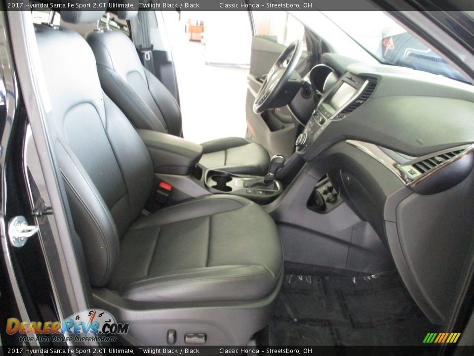 2017 Hyundai Santa Fe Sport 2.0T Ulitimate Twilight Black / Black Photo #18
