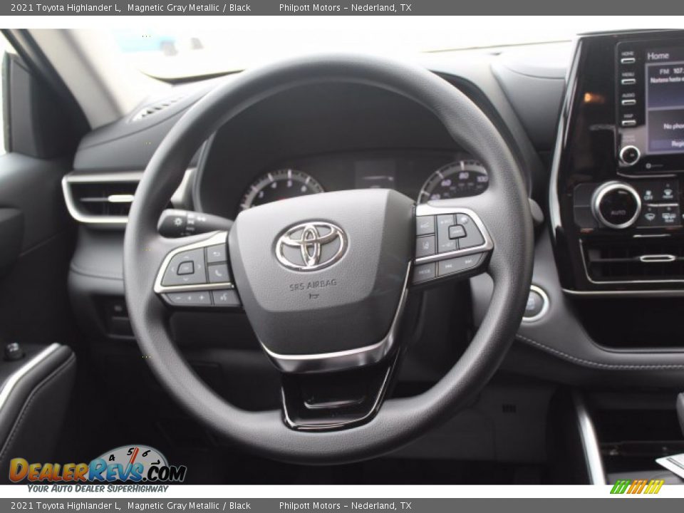 2021 Toyota Highlander L Magnetic Gray Metallic / Black Photo #22
