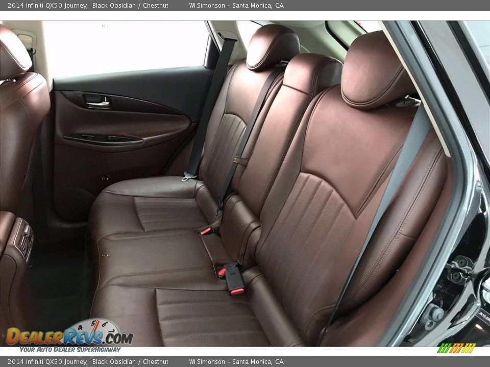 Rear Seat of 2014 Infiniti QX50 Journey Photo #20