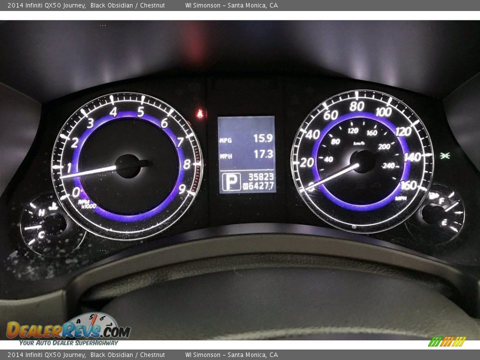 2014 Infiniti QX50 Journey Gauges Photo #23