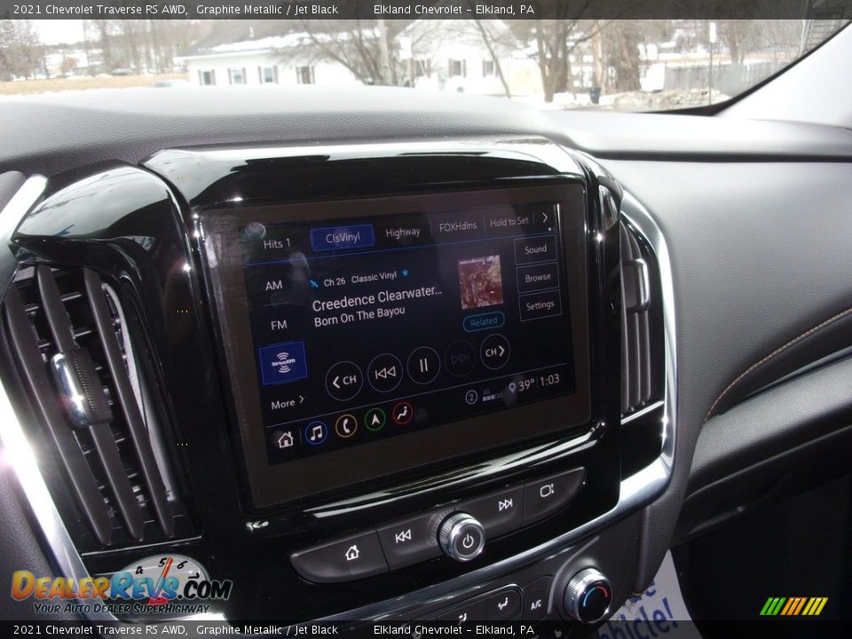 2021 Chevrolet Traverse RS AWD Graphite Metallic / Jet Black Photo #25