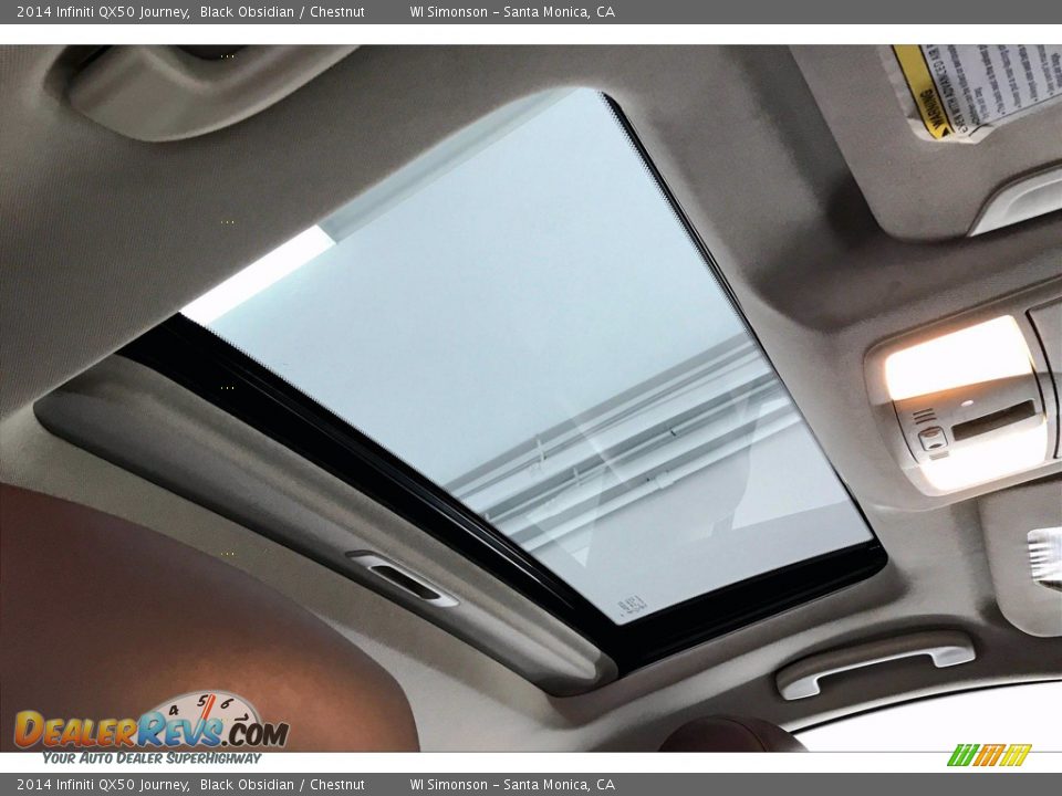 Sunroof of 2014 Infiniti QX50 Journey Photo #25