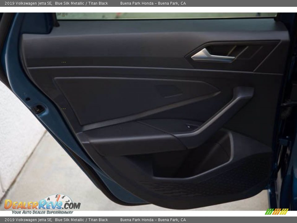 2019 Volkswagen Jetta SE Blue Silk Metallic / Titan Black Photo #31