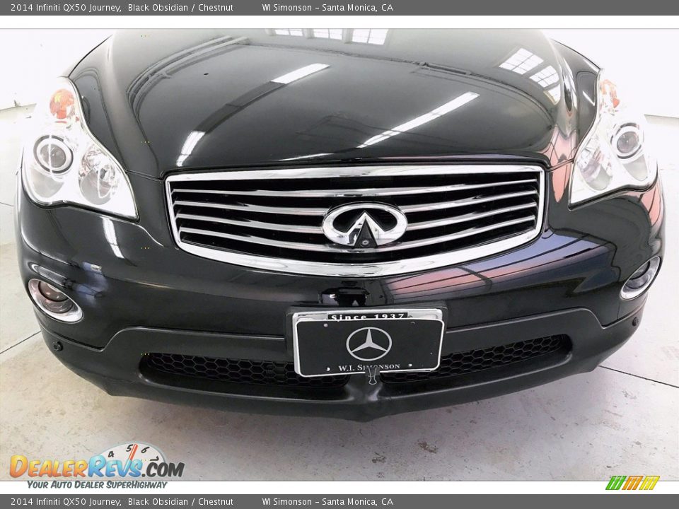 2014 Infiniti QX50 Journey Black Obsidian / Chestnut Photo #30