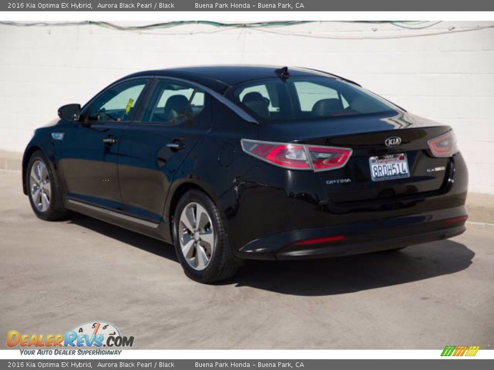 2016 Kia Optima EX Hybrid Aurora Black Pearl / Black Photo #2